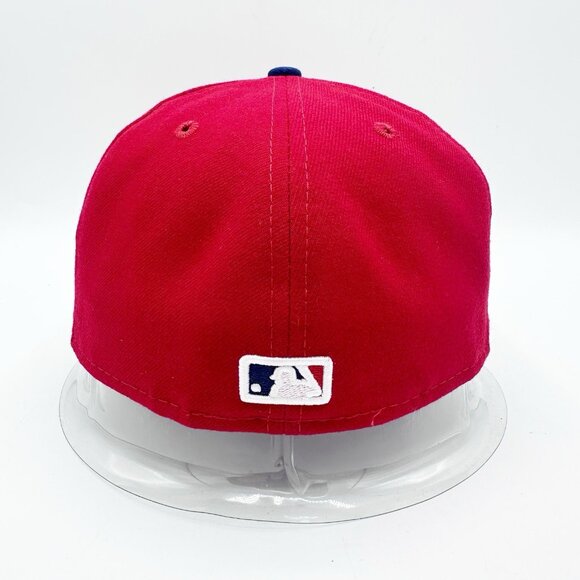 Philadelphia Phillies 2015 Stars N Stripes 7-1/4 Fitted Hat New Era 59FIFTY Red - Picture 5 of 9